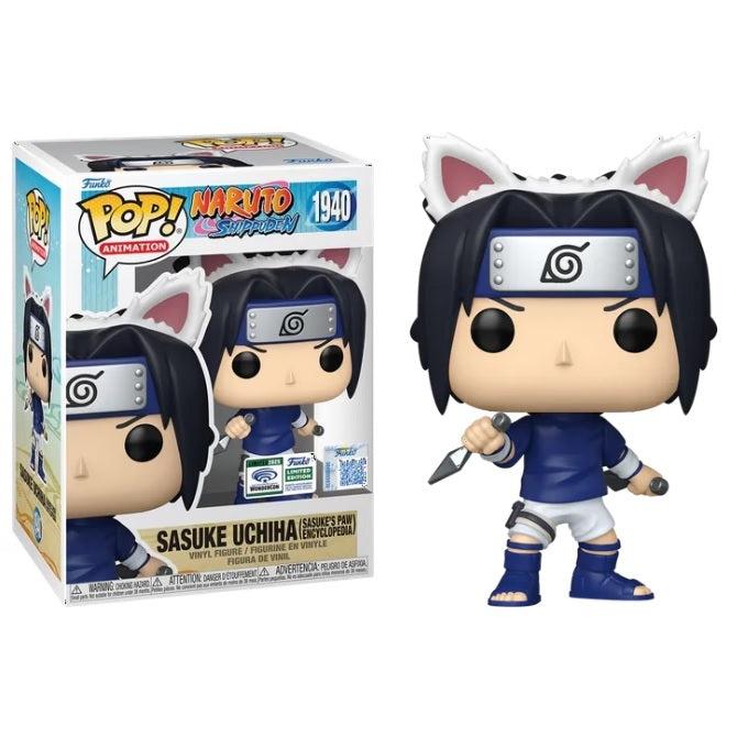 Naruto Shippuden Pop! Vinyl Figure Sasuke Uchiha [Sasuke's Paw Encyclopedia] [Wondercon 2025] [1940] – Naruto vinyl figures by Funko