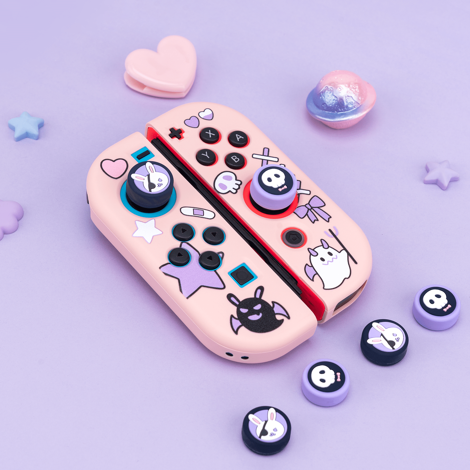 GeekShare Grumpy Bunny Silicone Thumb Grip Caps – Persona accessories by geekshare
