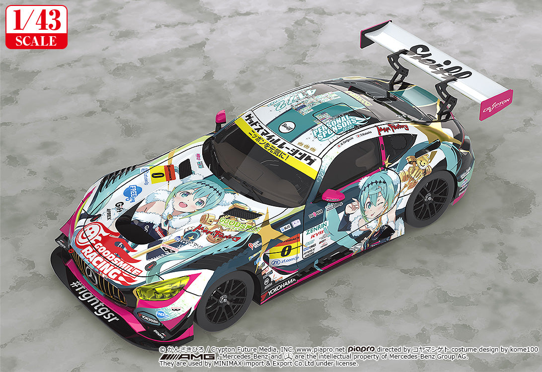 Good Smile Racing - 1/43rd Scale Good Smile Hatsune Miku AMG: 2018 Final Race Ver. – Hatsune Miku statues by GOODSMILE RACING
