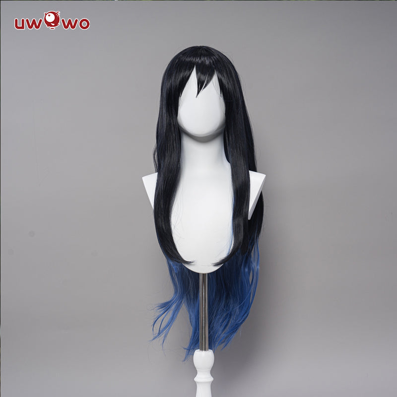 Uwowo Anime Cosplay Wig Inosuke Female Costume Wig Long Blue And Black Hair – Demon Slayer demon slayer by Uwowo Cosplay