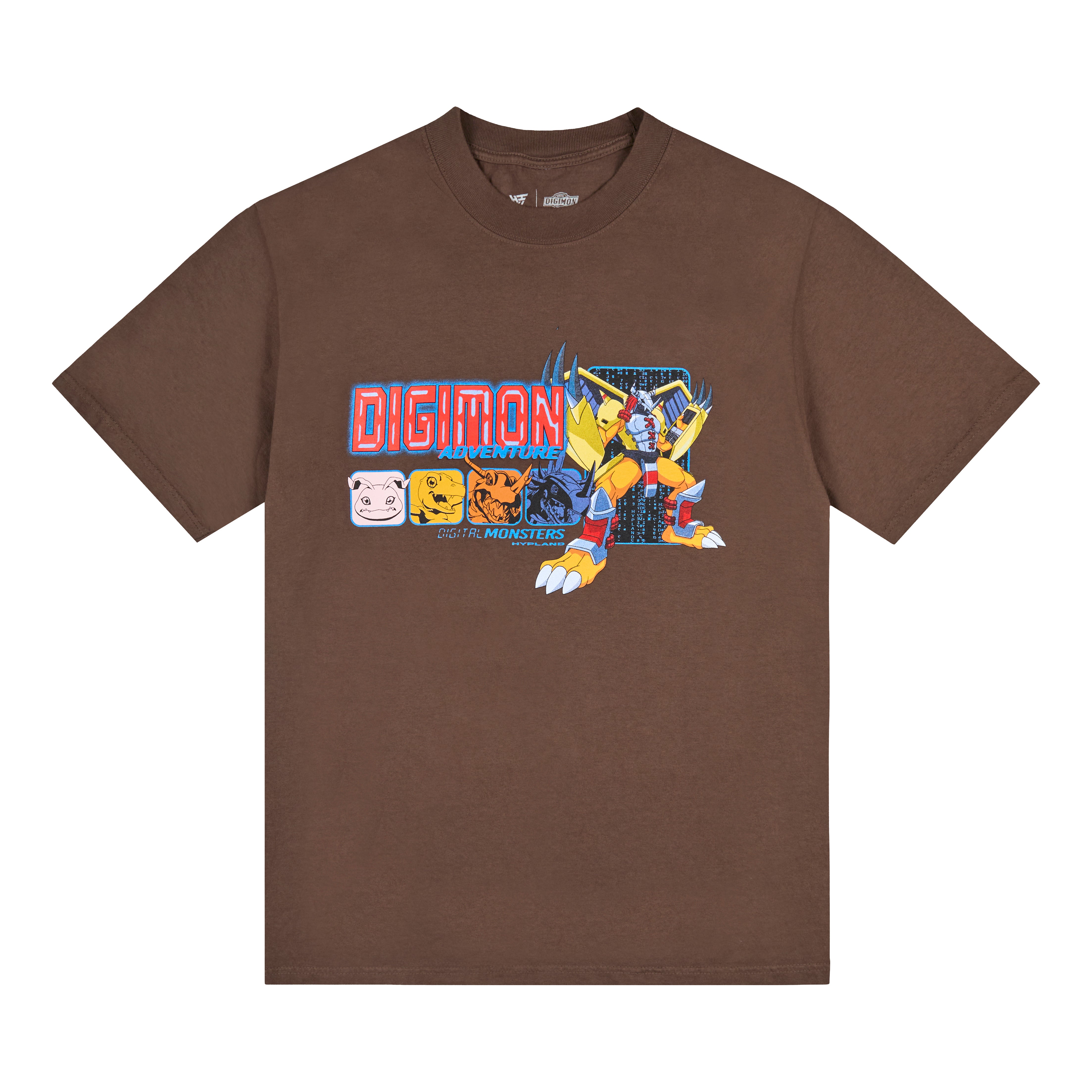 DIGIMON SQUARES SHIRT (CHOCOLATE) – Digimon shirts by Hypland