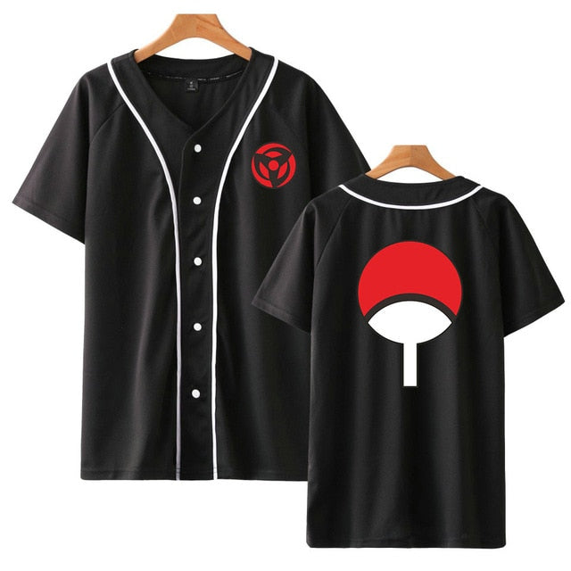 Naruto Uchiha Clan Emblem and Sharingan Team Jersey – Naruto jerseys by animelife