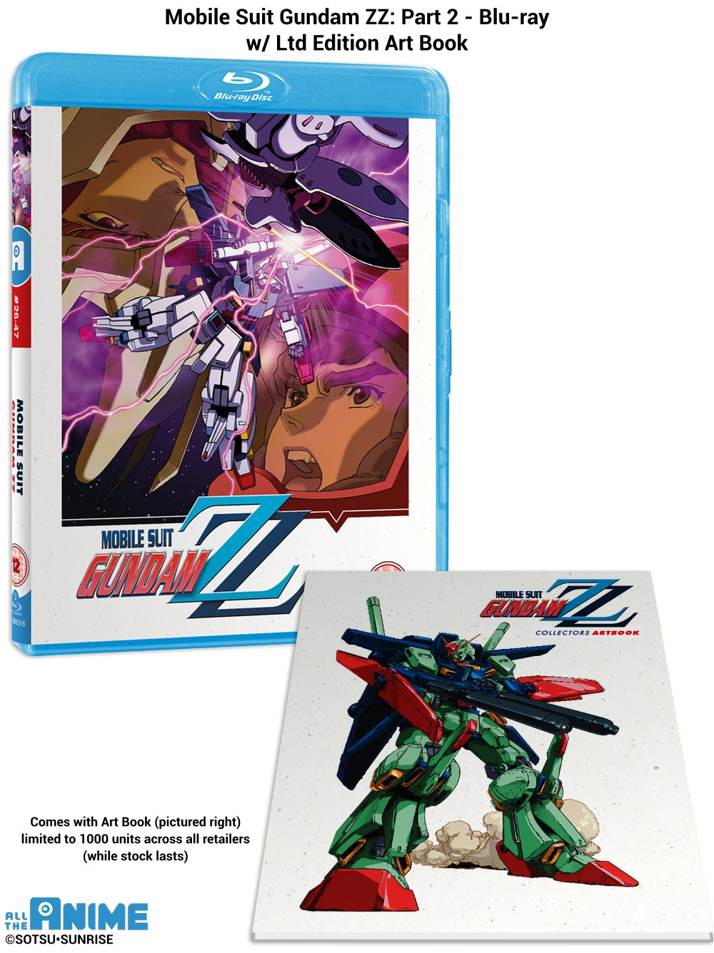 Mobile Suit Gundam ZZ: Part 2 (w/ Ltd Ed. Art Book) – Anime Limited blu-ray by Anime Limited