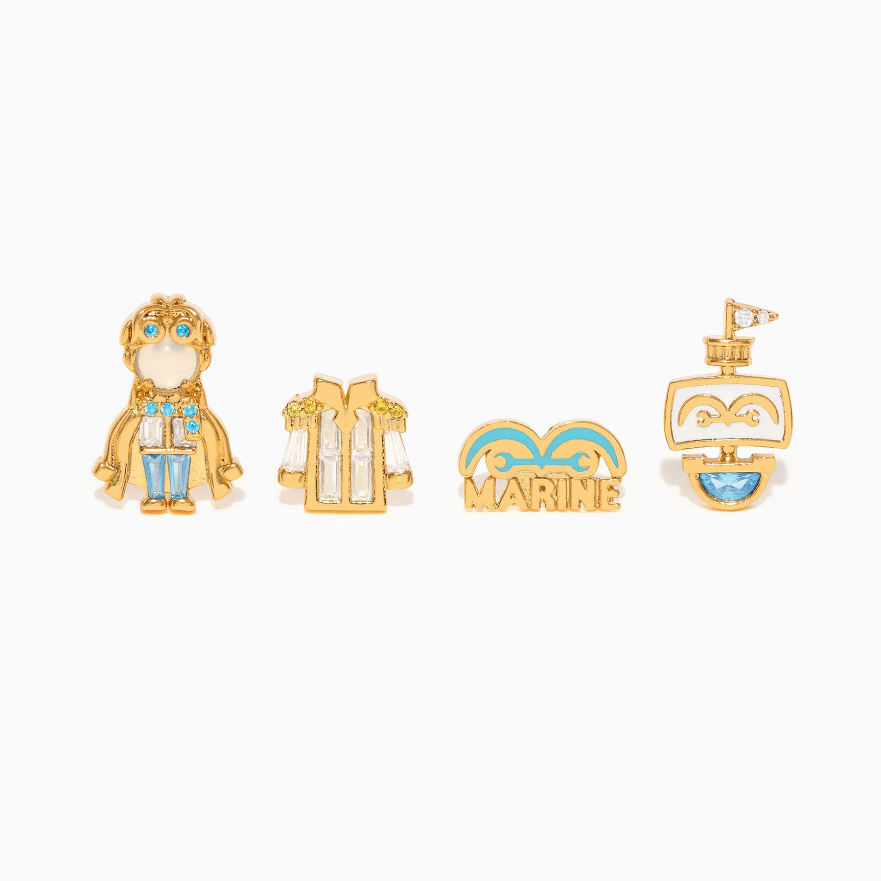 One Piece Koby Earring Set – One Piece earrings by Girls Crew