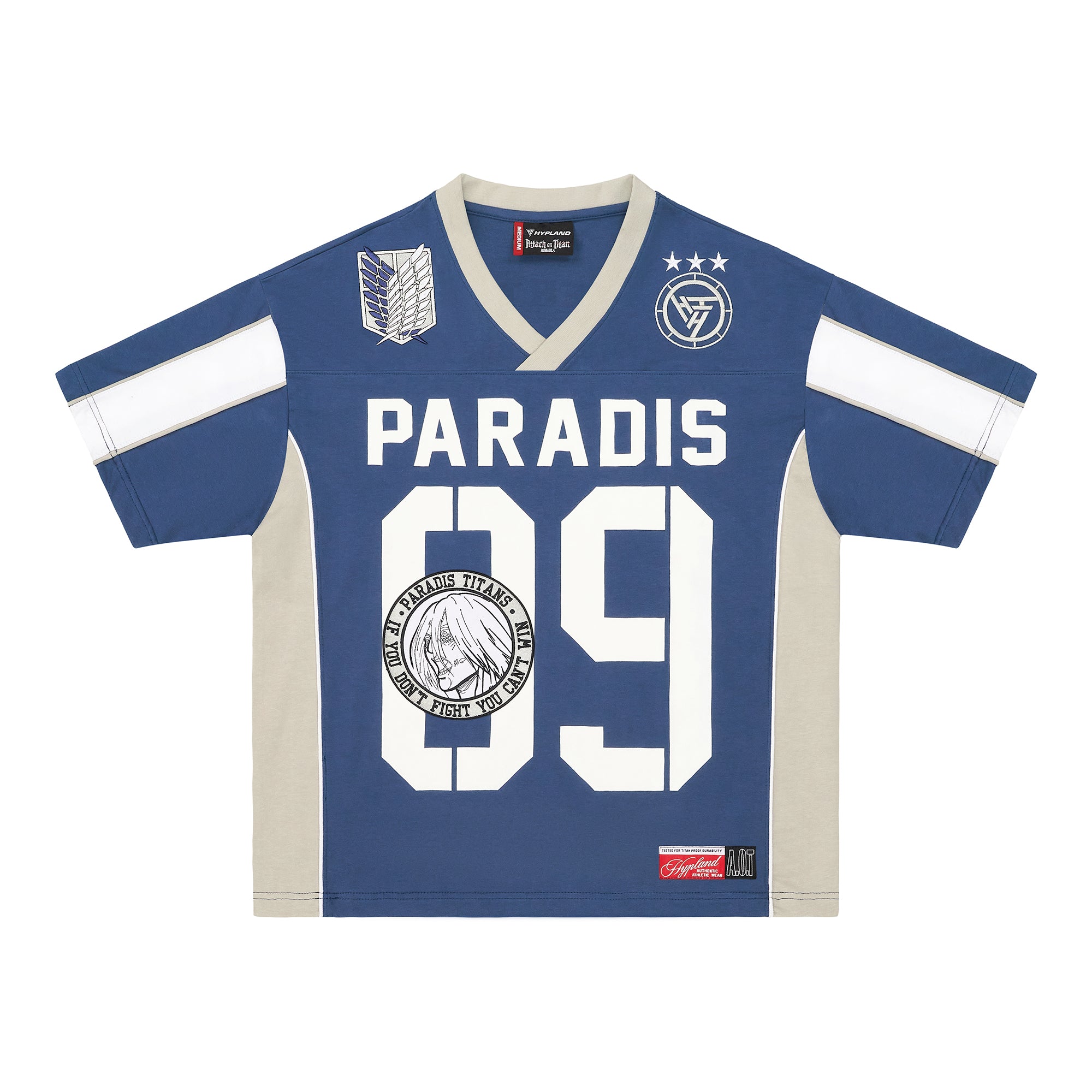 AOT PARADIS JERSEY (BLACK) – Attack On Titan jerseys by hypland