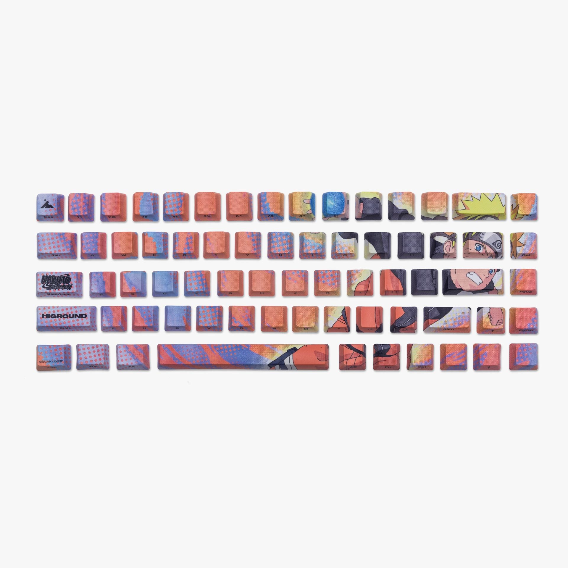 Naruto x HG 68 Keycaps Set - Naruto – Various accessories by Naruto x HG