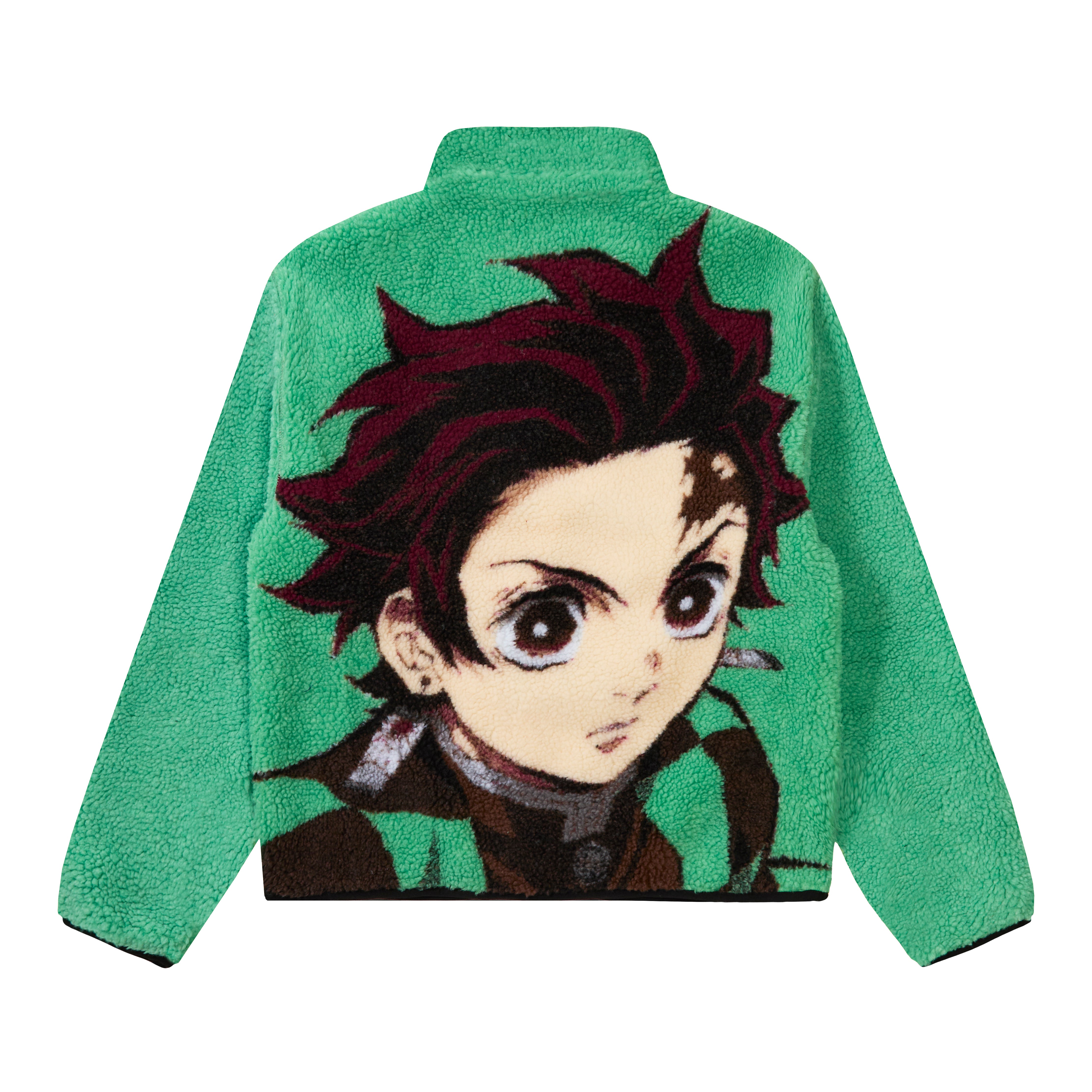 DEMON SLAYER TANJIRO SHERPA JACKET (GREEN) – Demon Slayer jackets by Hypland