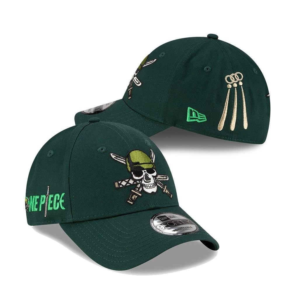 New Era x One Piece Roronoa Zoro 9FORTY Cap – One Piece hats by New Era