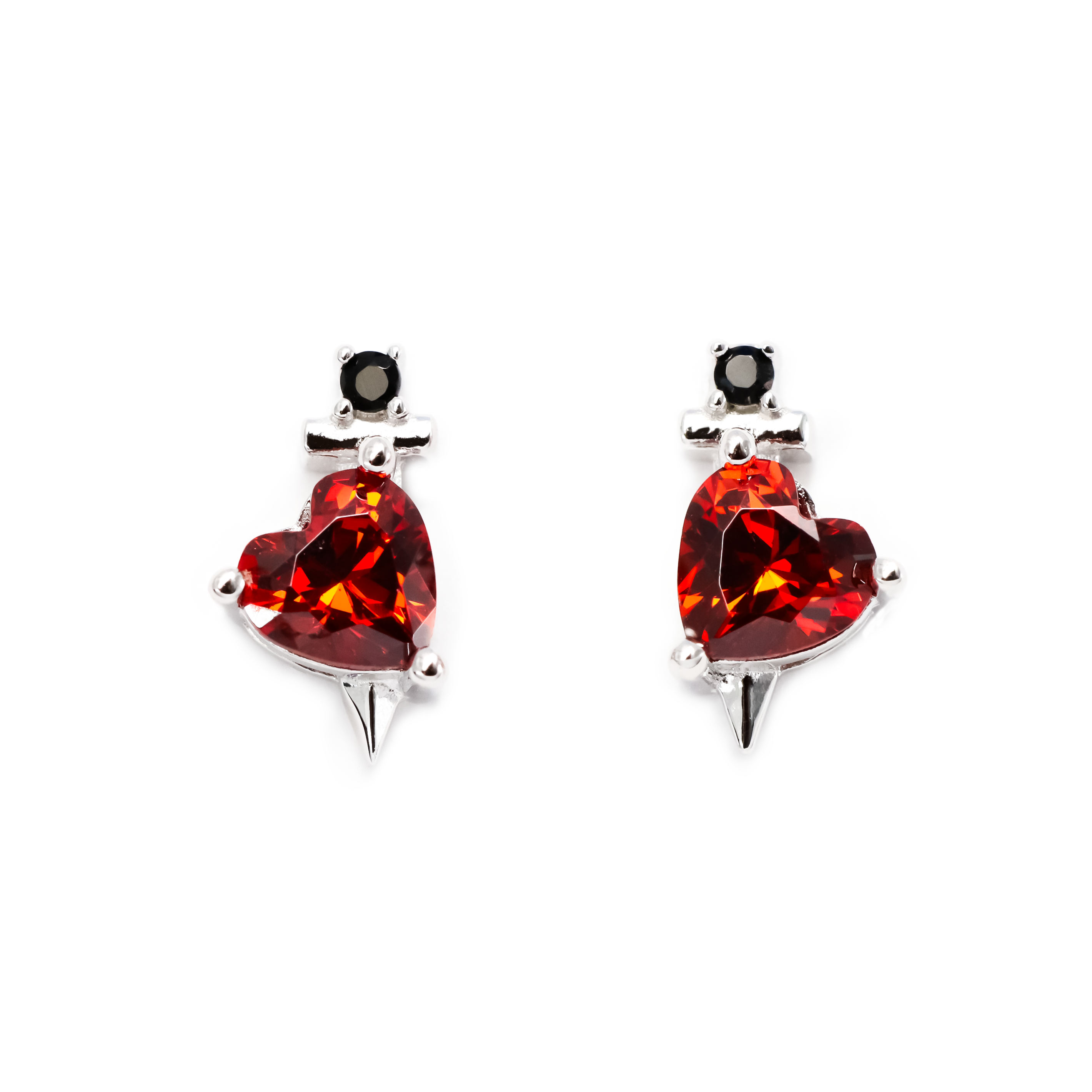 Saira's Alucard Heart Dagger Studs – Saira earrings by Saira