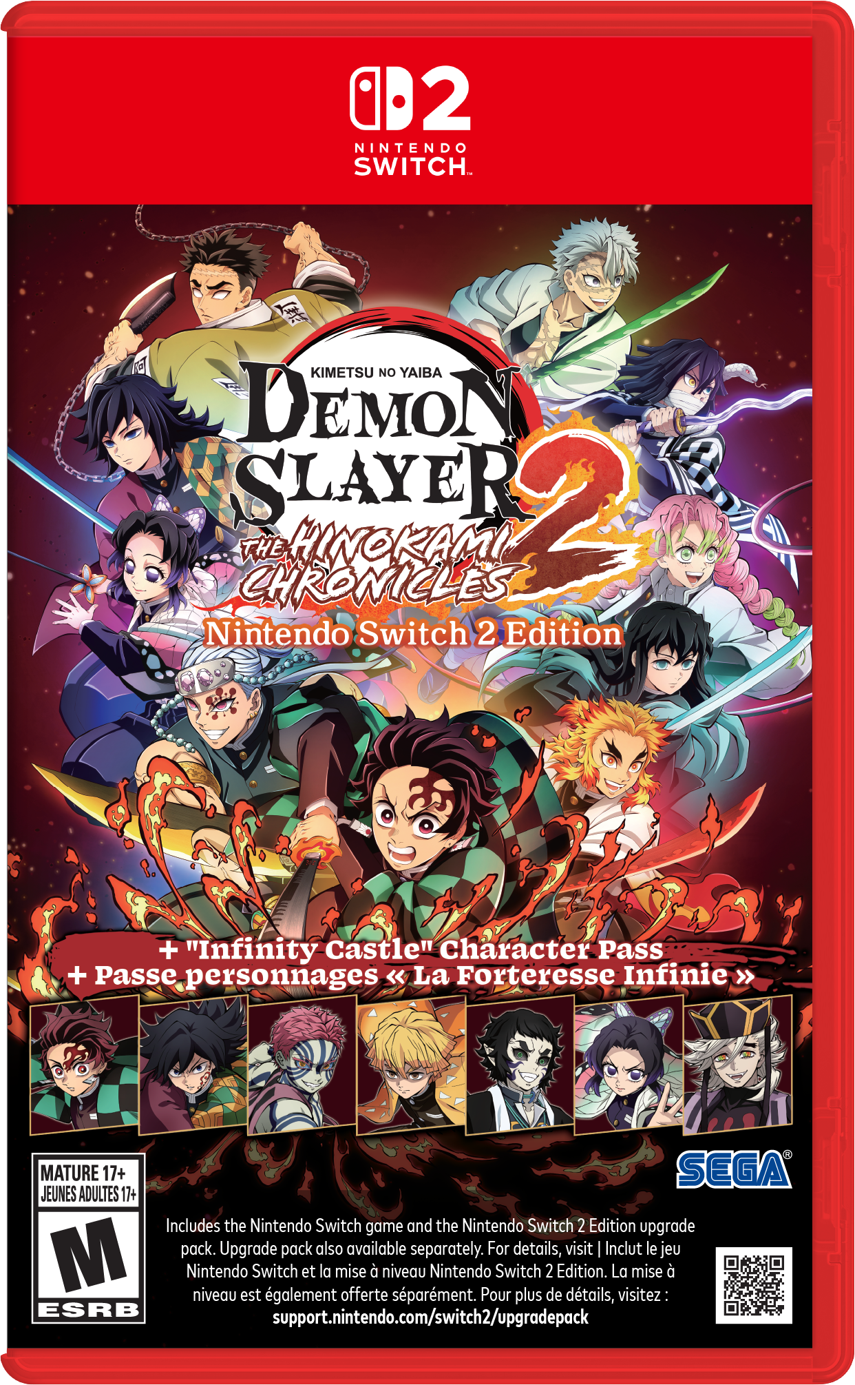 Demon Slayer -Kimetsu no Yaiba- The Hinokami Chronicles 2 - Nintendo Switch 2 Edition + "Infinity Castle" Character Pass - Nintendo Switch 2 (PRE-ORDER) – Demon Slayer games by Sega / Atlus