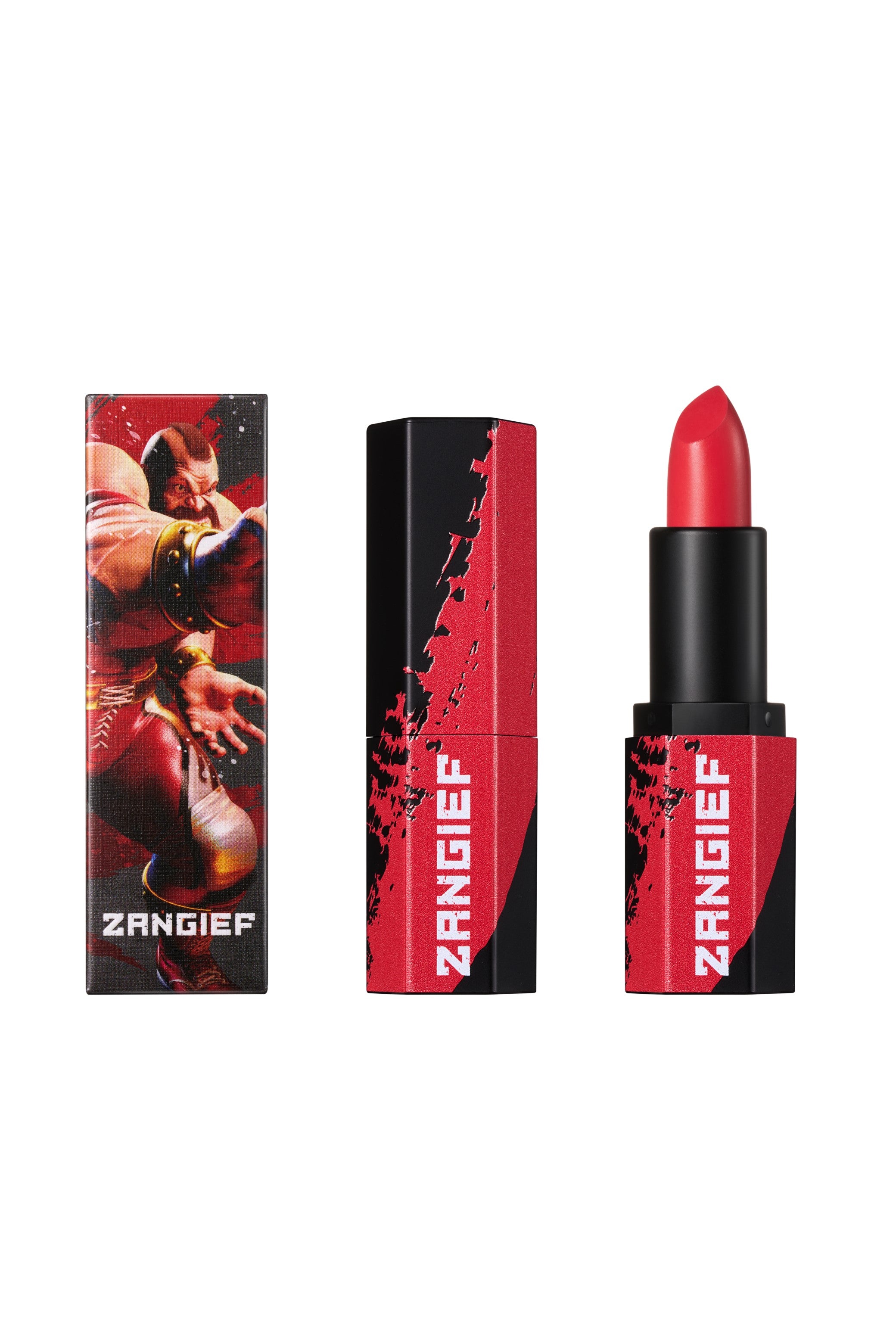 Vibrant Victor Lipstick - 06 Zangief – Street Fighter makeup by gamebeauty