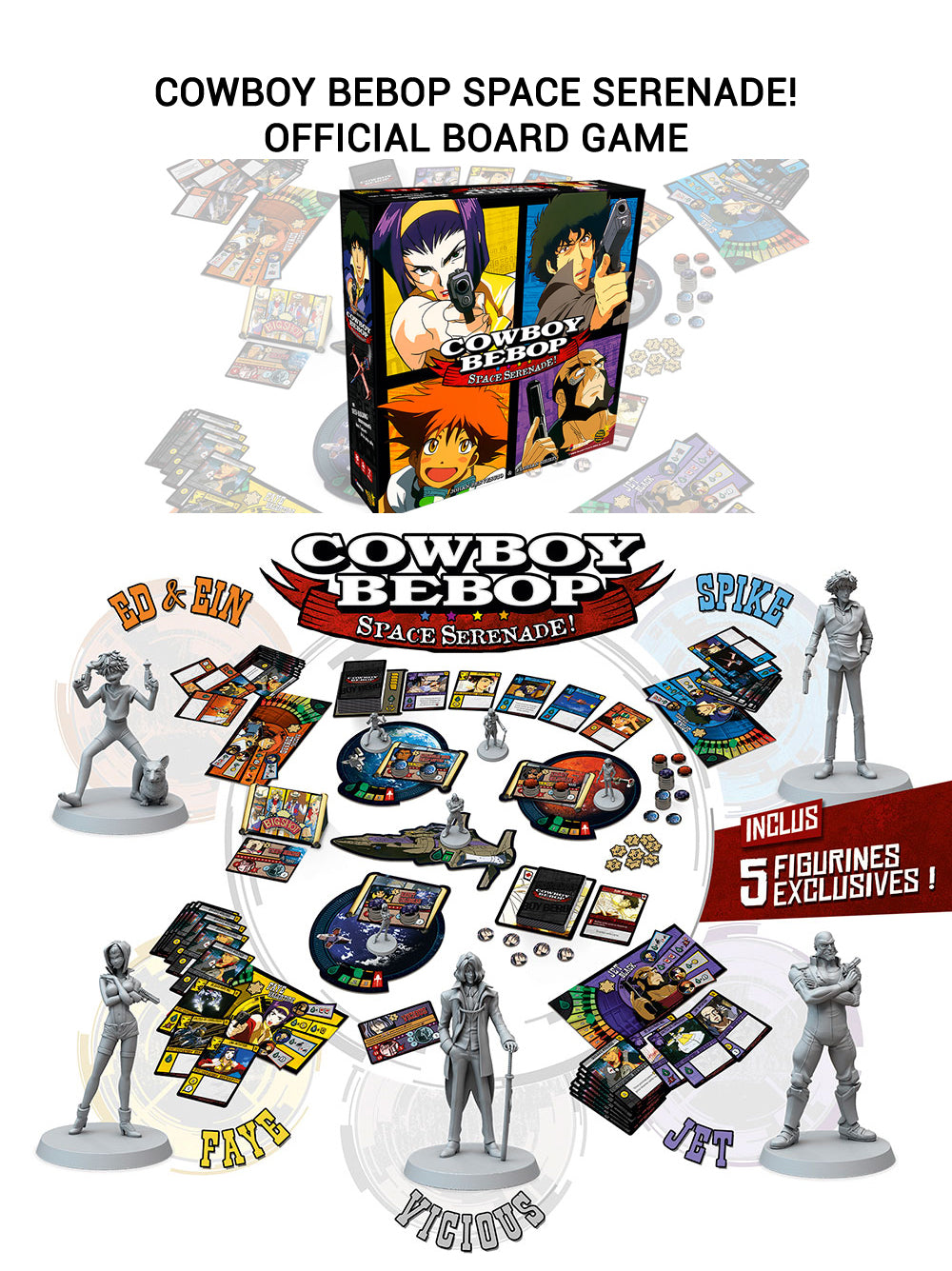 Cowboy Bebop: Space Serenade - Board Game – Anime Limited games by Anime Limited