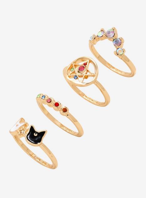 Sailor Moon Stackable Ring Set – Sailor Moon collector sets by BoxLunch