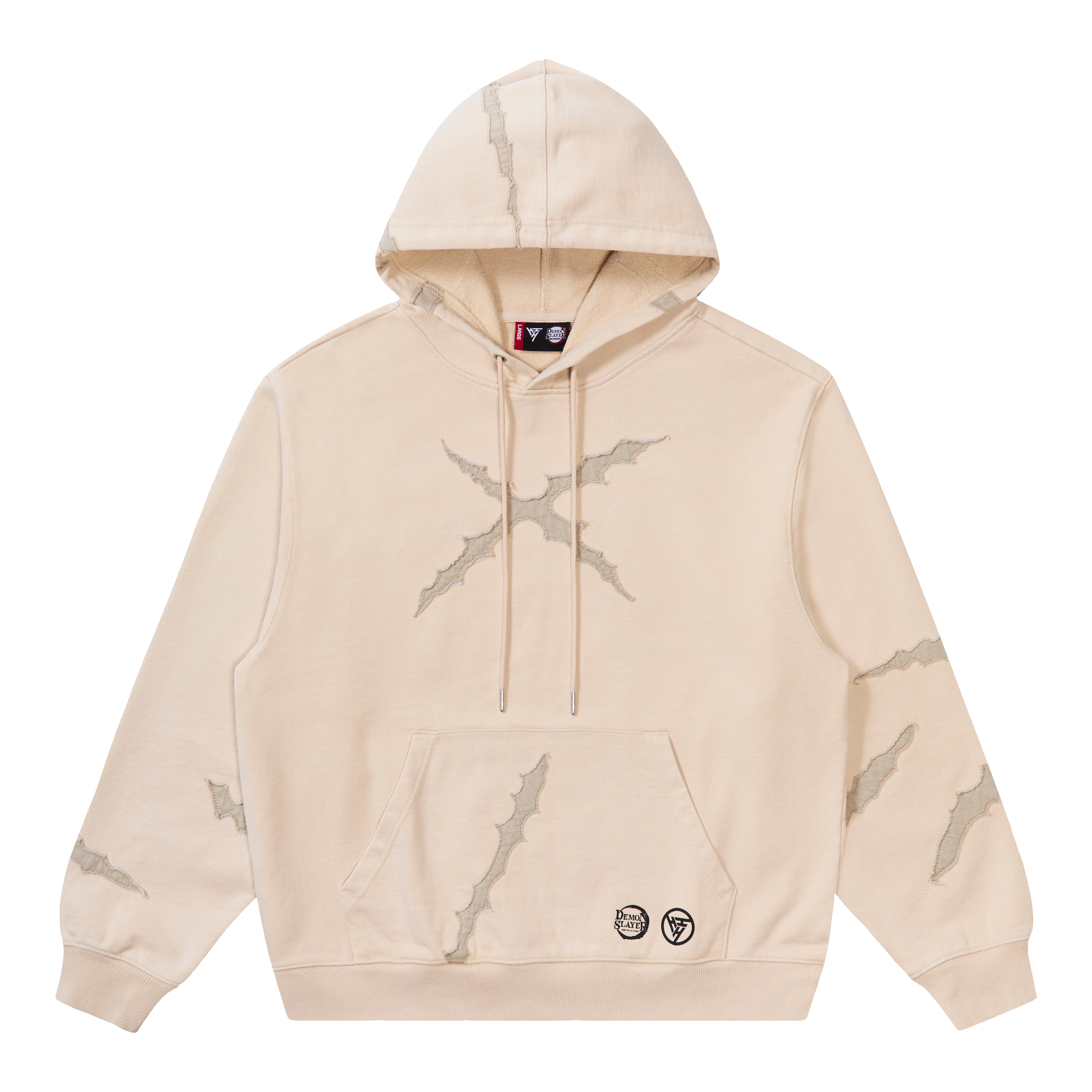 DEMON SLAYER SANEMI SCAR HOODIE (CREAM) – Demon Slayer hoodies by Hypland