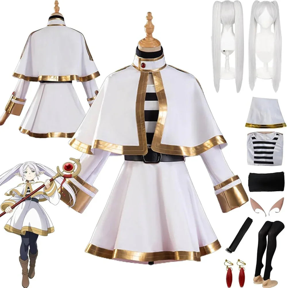 Frieren Cosplay Costume – Frieren frieren by Bakashop