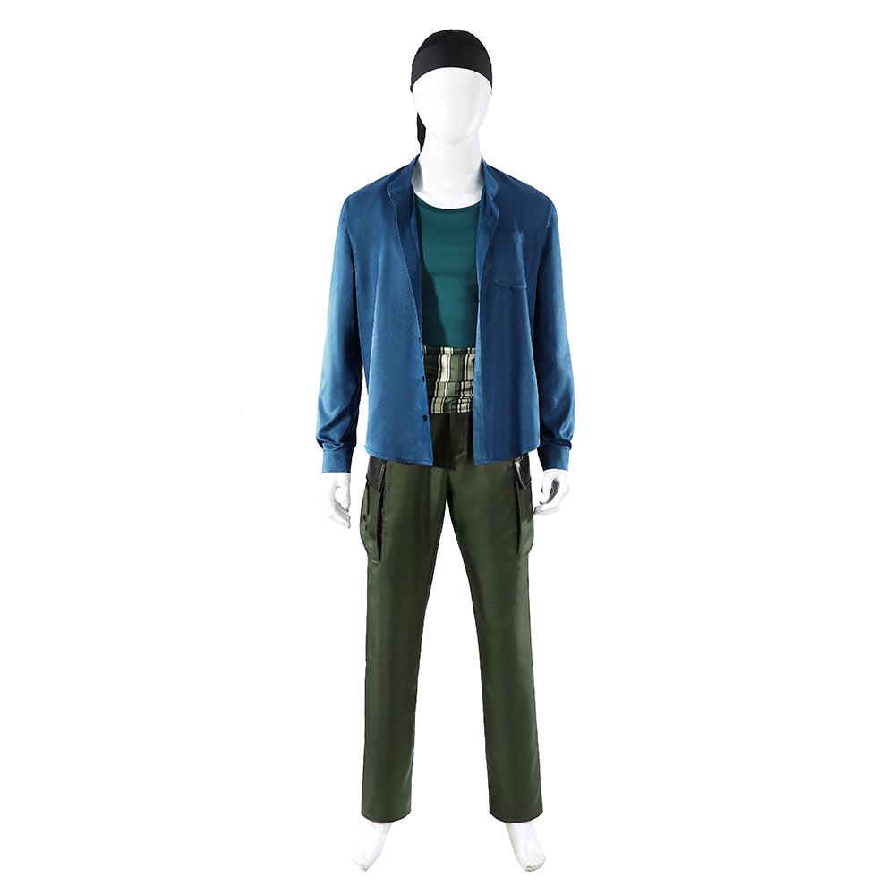 One Piece Zoro Blue Outfit Cosplay Costume Halloween Carnival Party Suit – One Piece one piece by CosplaySky