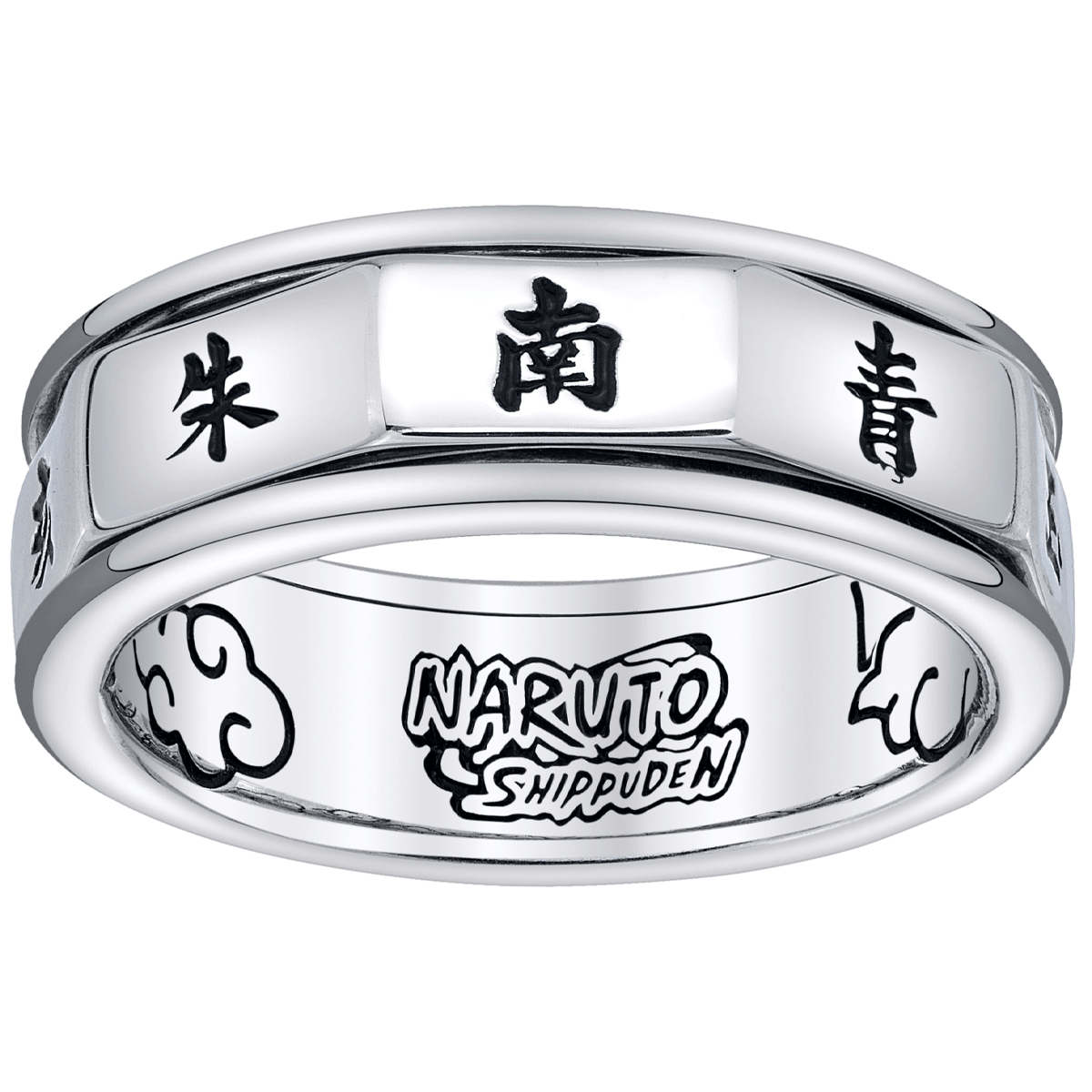 Naruto Shippuden X RockLove Akatsuki Spinner Ring – Naruto rings by RockLove