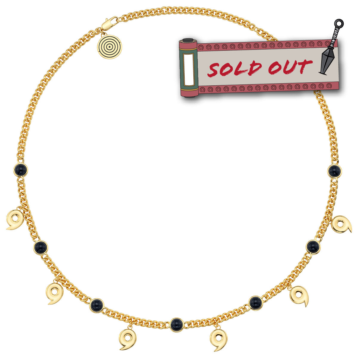 Six Paths Sage Mode Necklace Gold – Naruto Shippuden necklaces by RockLove / Licensed Retailer