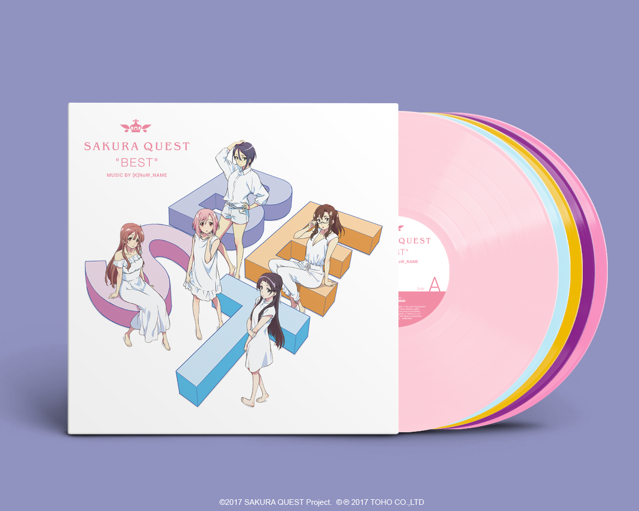 Sakura Quest 5x LP Vinyl Deluxe Edition – Anime Limited vinyl by Anime Limited
