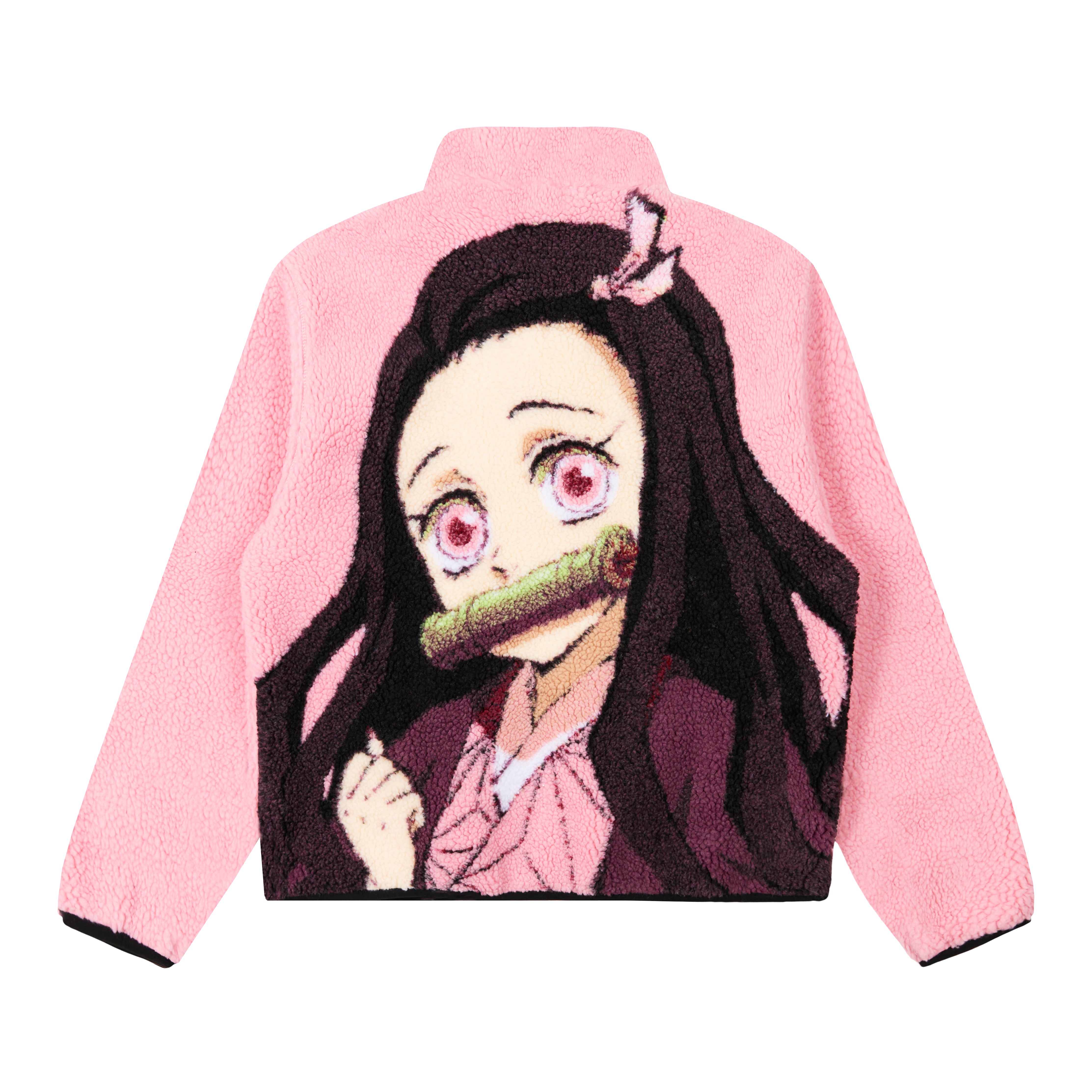 DEMON SLAYER NEZUKO SHERPA JACKET (PINK) – Demon Slayer jackets by Hypland