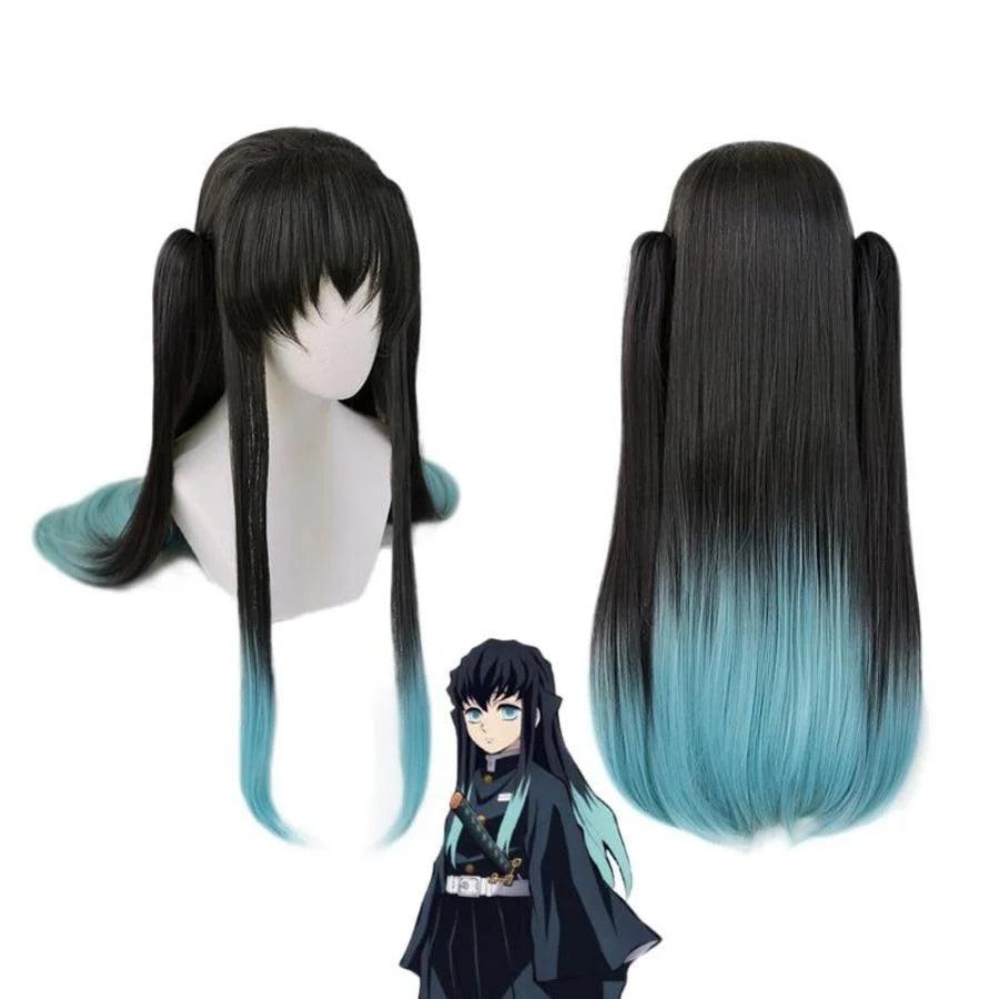【CLEARANCE】Kimetsu no Yaiba Tokitou Muichirou Cosplay Wig CLT5671 – Demon Slayer wigs by cosfun.com