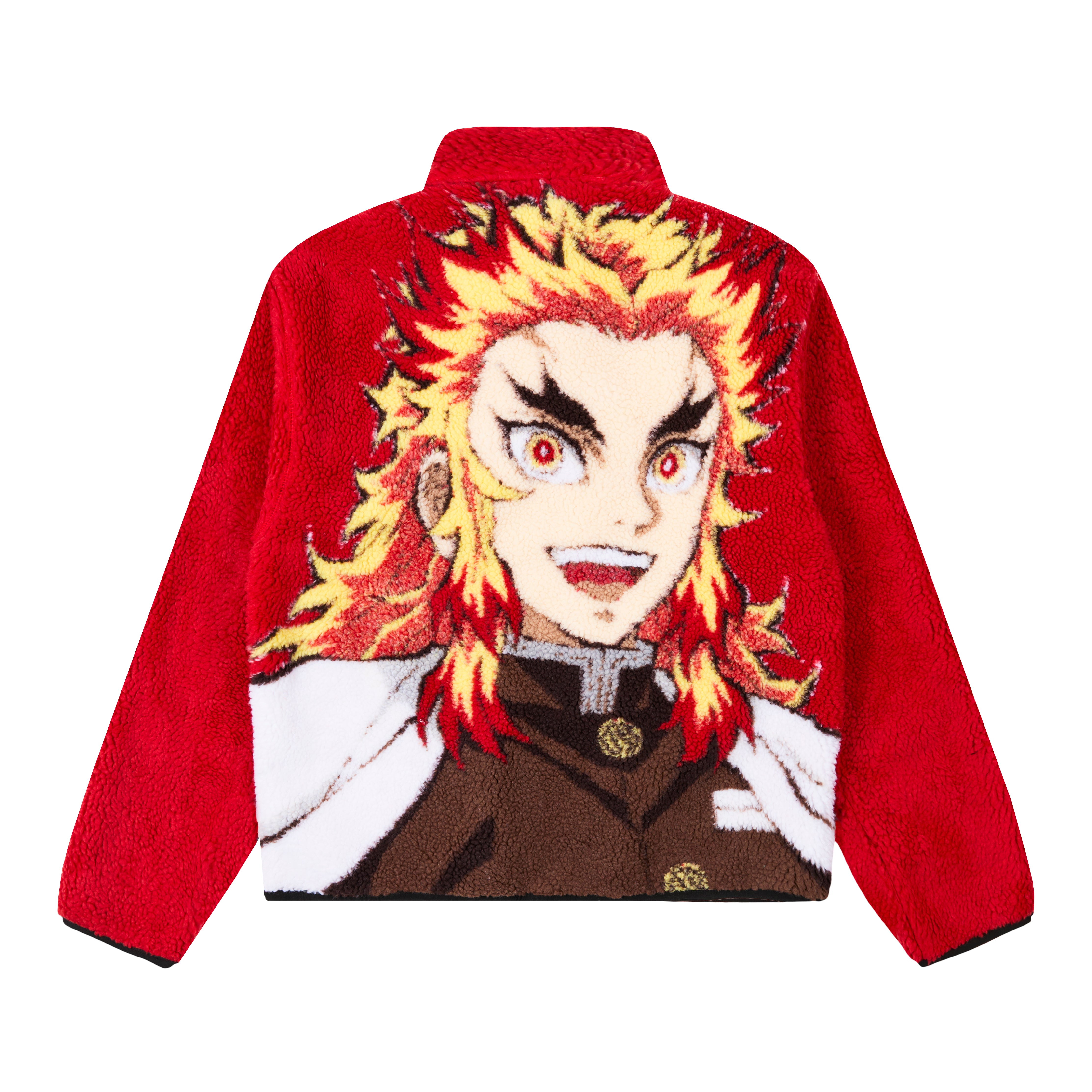 DEMON SLAYER RENGOKU SHERPA JACKET (RED) – Demon Slayer jackets by Hypland