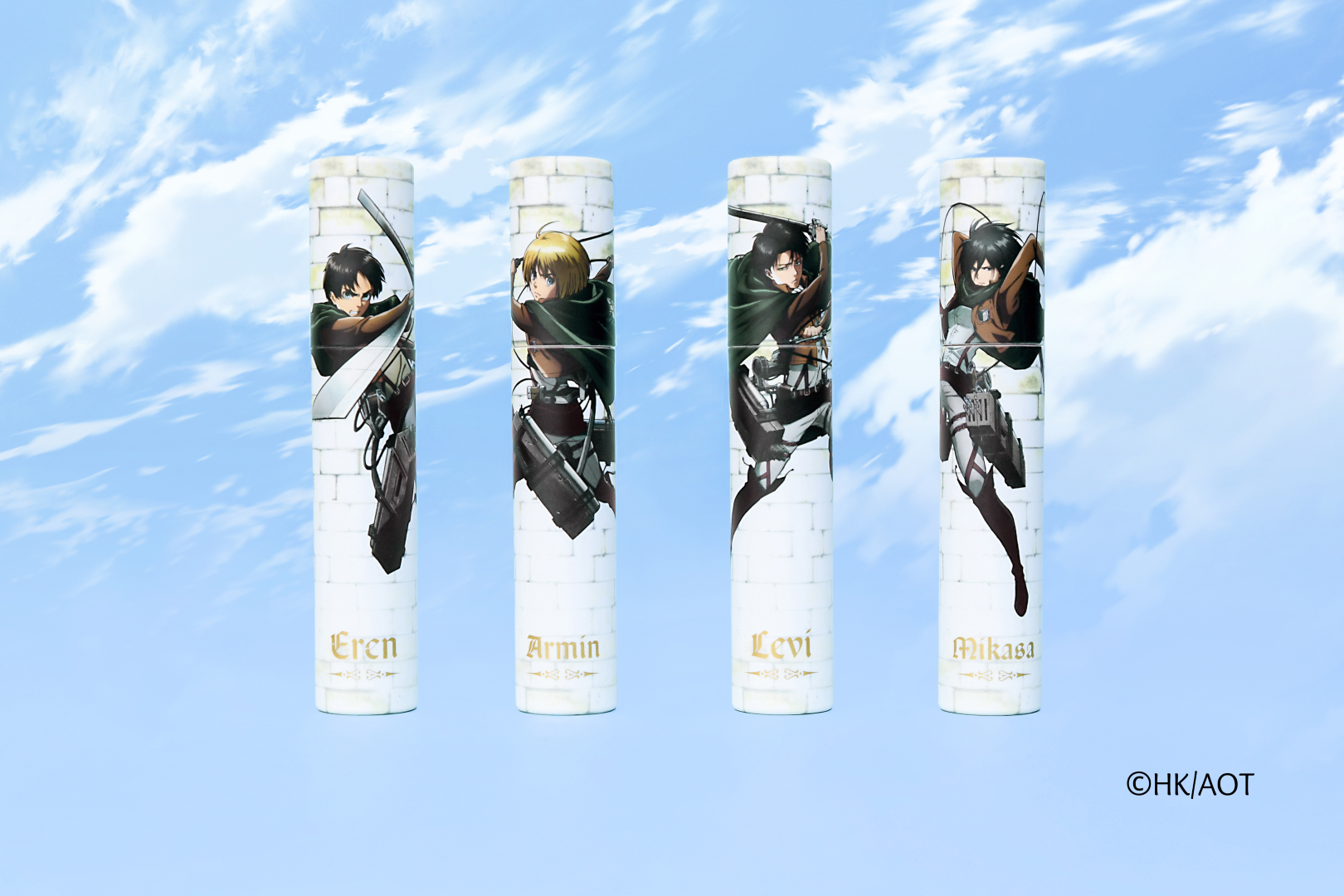Attack on Titan Vol. 1 Lip Gloss Bundle – Anime & Gaming makeup by Game Beauty / Rude Cosmetics