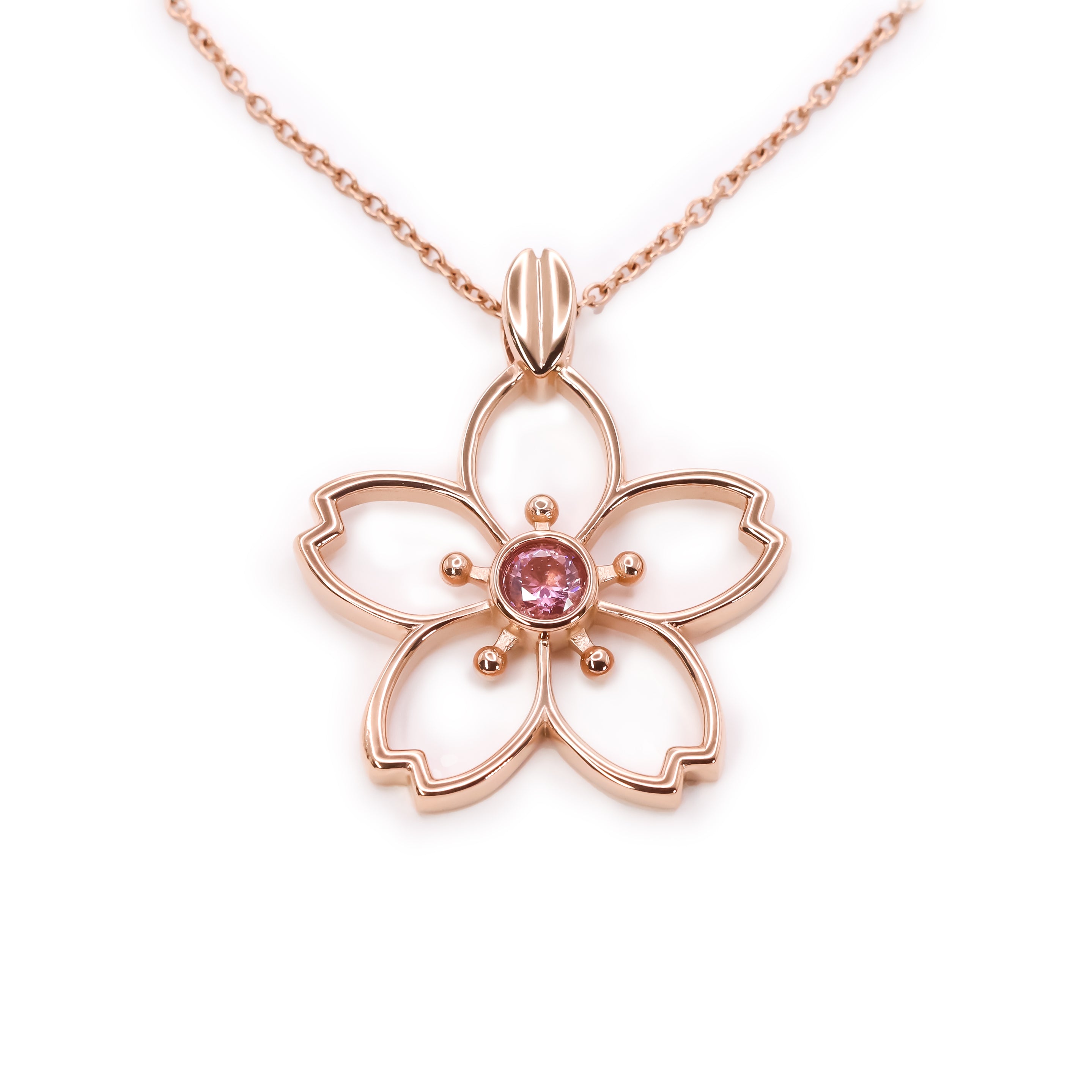 Cherry Blossom Pendant – Cardcaptor Sakura necklaces by Bisoulovely