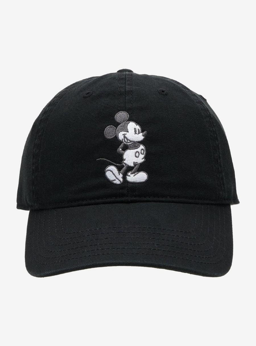 Disney Mickey Mouse Black & White Dad Cap – Anime hats by Hot Topic