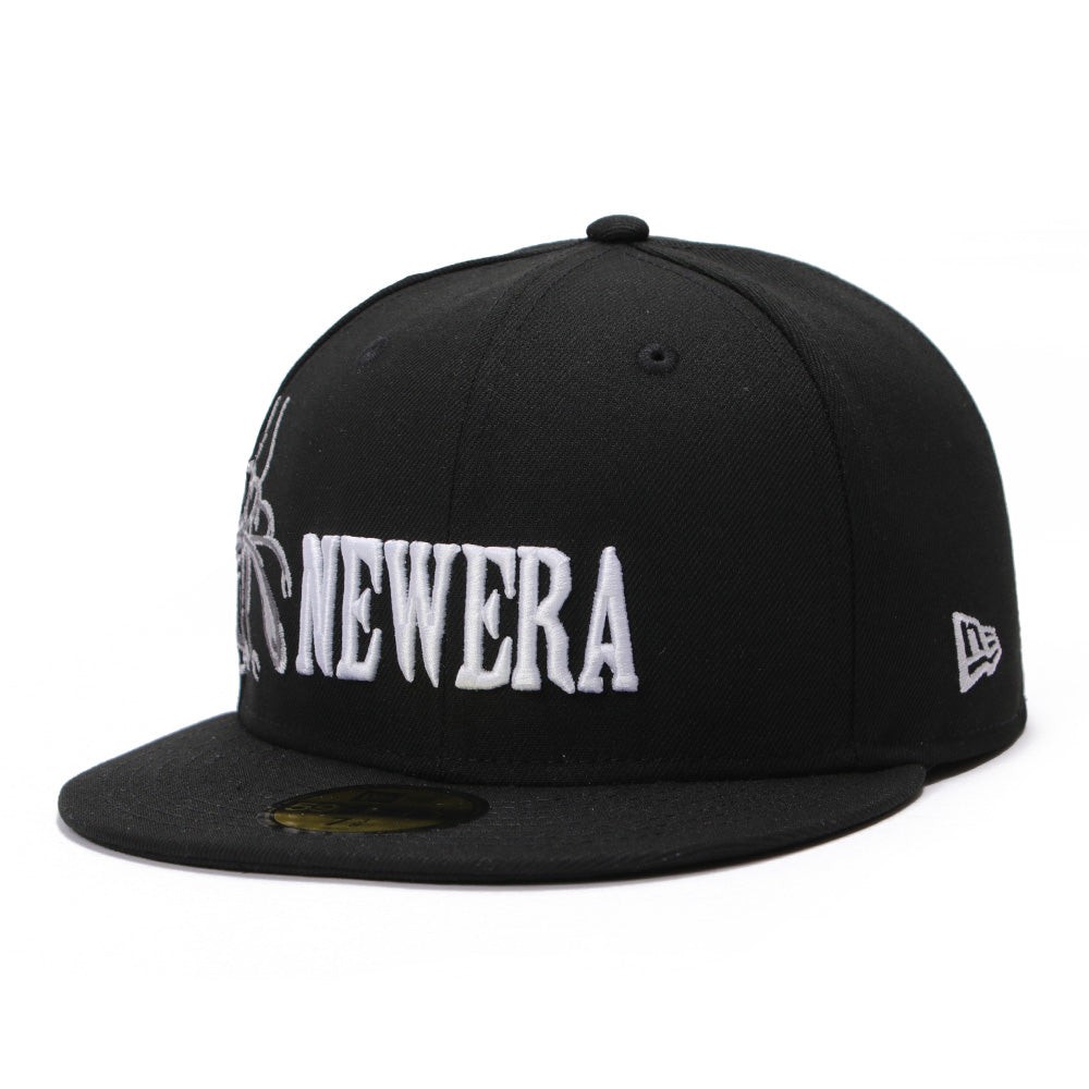 New Era x Attack on Titan Wordmark Black 59FIFTY Fitted Cap – Attack on Titan hats by New Era
