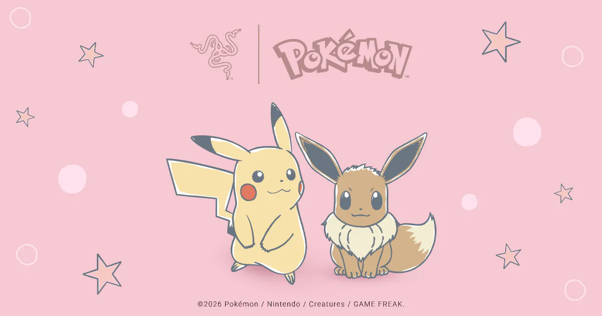 Razer Pikachu & Eevee Collection – Pokémon accessories by Razer