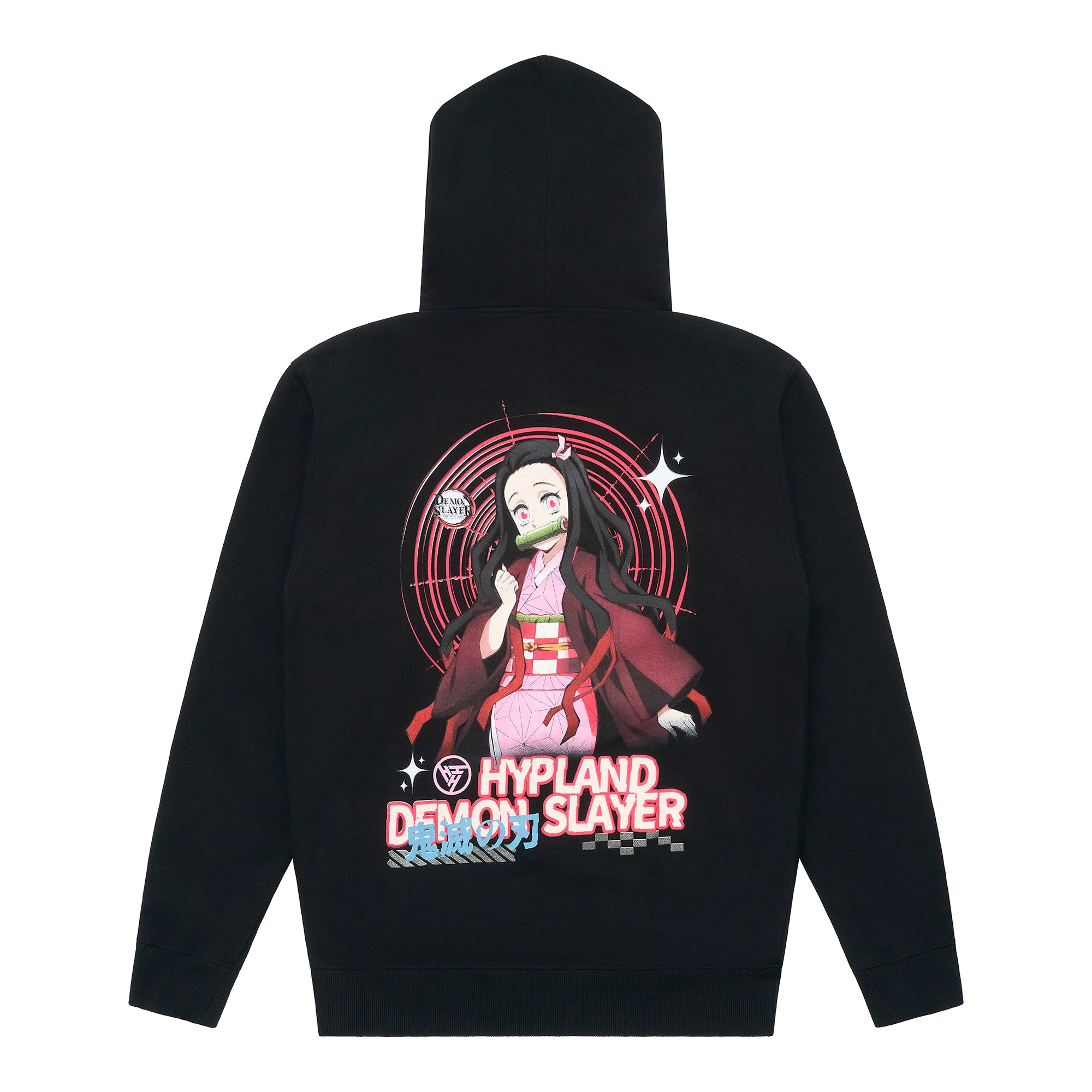 DEMON SLAYER NEZUKO ZIP UP HOODIE (BLACK) – Demon Slayer hoodies by Hypland