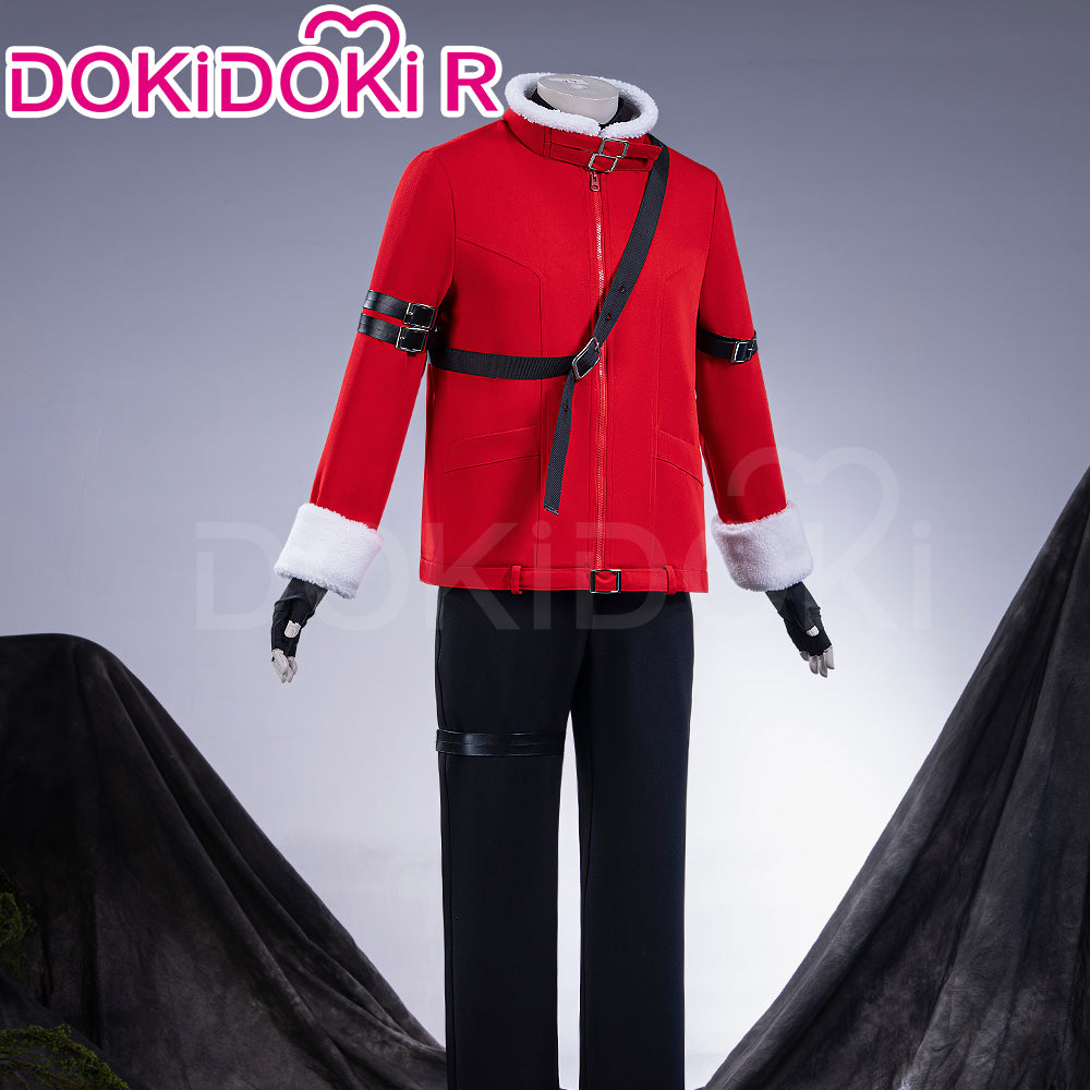 【Partially Ready For Ship】【Size S-2XL】DokiDoki-R Anime Cosplay Staark Costume Red Winter Wear – Frieren frieren by HM