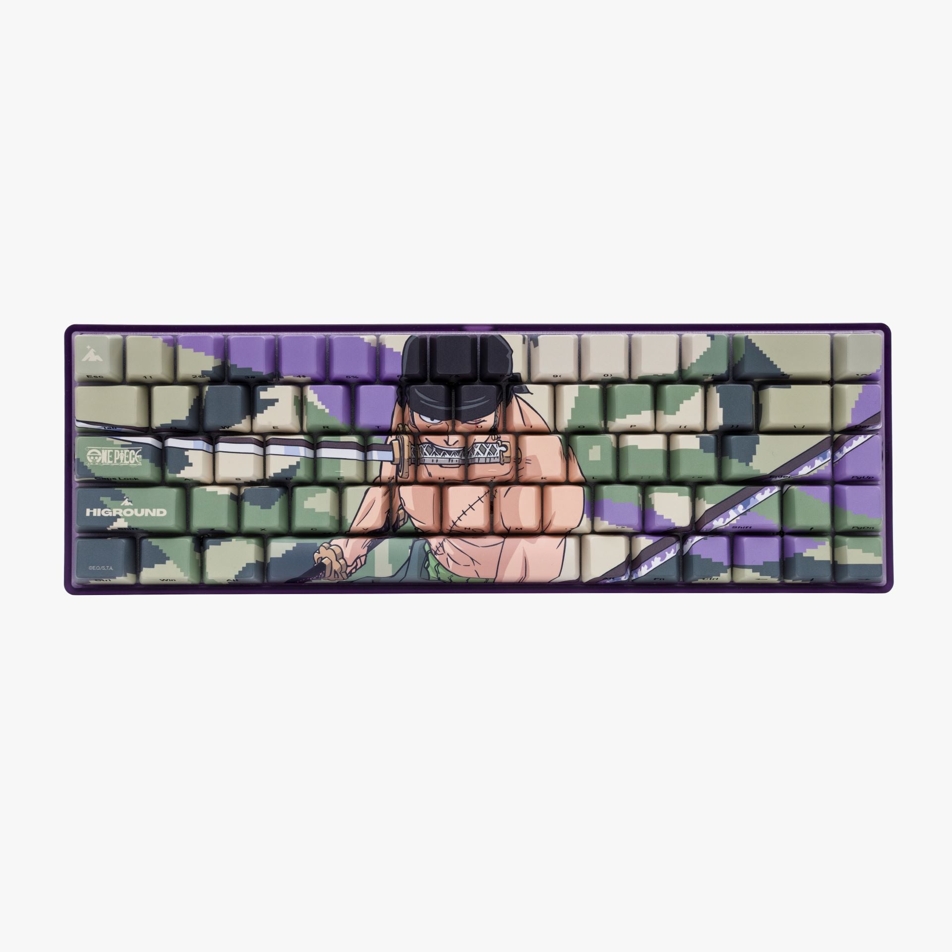 One Piece x HG Basecamp 65HE Keyboard - Zoro – One Piece keyboards by higround