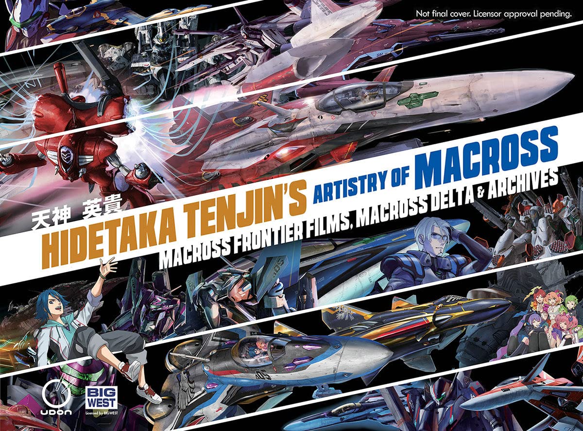 Hidetaka Tenjin's Artistry of Macross: Macross Frontier Films, Macross Delta & Archives – Macross art books by Udon Entertainment