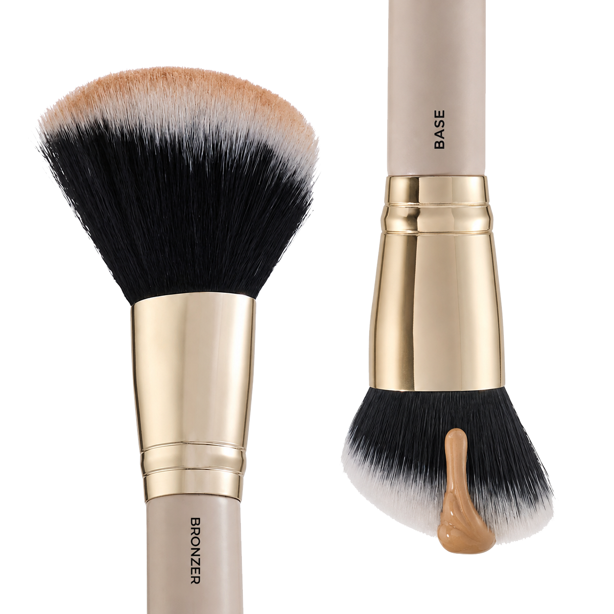 'The Complexion' Bronzer and Base Dual-Ended Brush – Luffy brushes by spectrumcollections