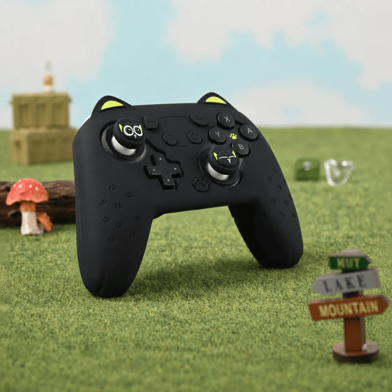 GeekShare Luo Xiaohei Cat Ear Silicone Controller Cover – Original accessories by GeekShare