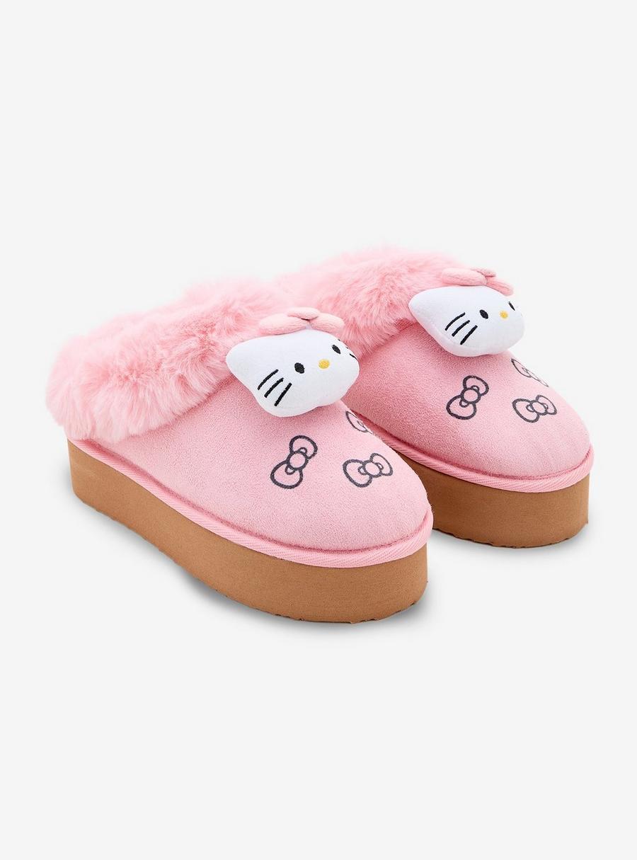 Hello Kitty Fur Trim Clog Slippers – Hello Kitty footwear by Hot Topic