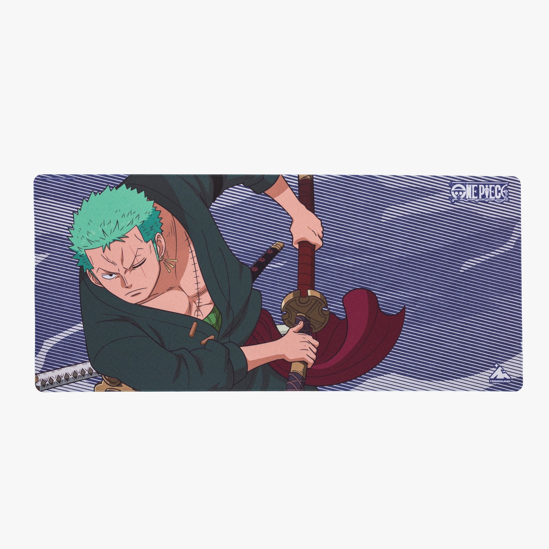 One Piece x HG Mousepad XL - Zoro Blue – One Piece mouse pads by higround