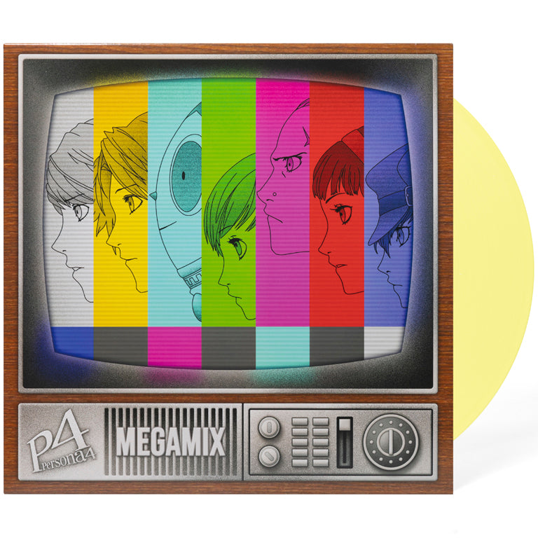 Persona 4 Megamix Vinyl Soundtrack (Retail Yellow Vinyl) – Persona soundtracks by Atlus/SEGA