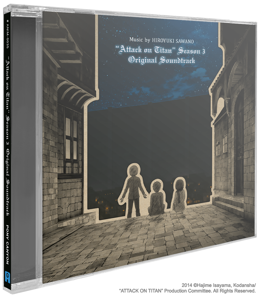 Attack on Titan: Season 3 Soundtrack - CD – Anime Limited soundtracks by Anime Limited